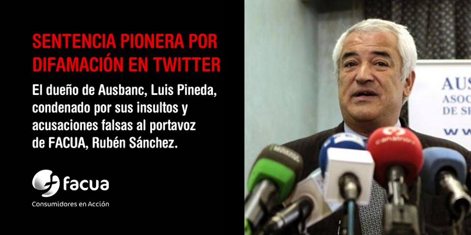 Los principales diarios digitales se hacen eco de la condena por difamación contra Luis Pineda